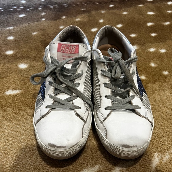 Golden goose superstar 7.5 blue glitter - Picture 1 of 5